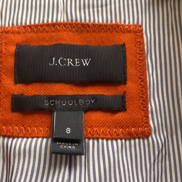 J Crew Orange Blazer - Picture 3 of 4